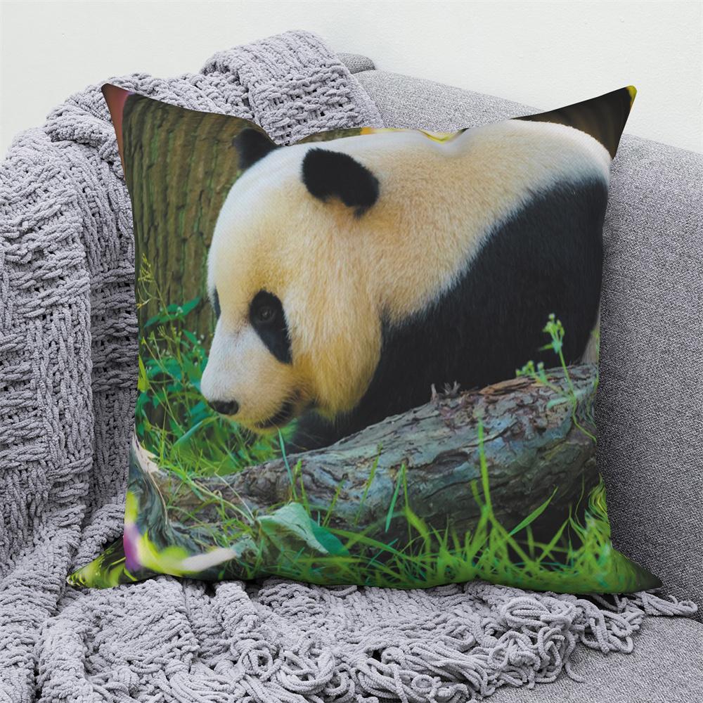 Милый принт панды декоративная наволочка для подушки домашний диван кровать подушка