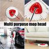 5pcs Microfiber Mop Heads Replacement for O-Cedar Spin Mop White Ultrafine Fiber