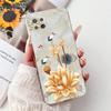 Прозрачный чехол-крышка для Oppo Reno 4Z 5G CPH2065 Милый Кот Модные Цветы Расписанный Мягкий Задний Чехол Для Телефона Oppo Reno4 Z 5G