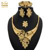 Комплекты украшений для женщин, позолоченное свадебное ожерелье, африканские нигерийские свадебные браслеты, ювелирные изделия Talian Dubai, женский ювелирный комплект