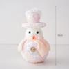 Christmas decorations pink candy Christmas cane snowman pendant Christmas tree decoration pendant window arrangement props