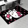 1 шт. Sanrio Hello Kitty Ковер для офиса с принтом русалки Прямоугольный коврик под стол, Идеальный декор для гостиной, спальни, кухни, Нескользящий пол