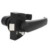 Bathroom Restroom Privacy Lock Entry Lever Lock Aluminum Alloy Matte Black for RV Boat Ship