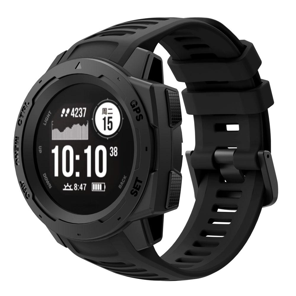 22 мм спортивный силиконовый ремешок для часов Garmin Instinct сменный ремешок для запястья умный ремешок для запястья