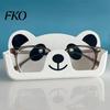 Коробка для хранения очков, держатель-панда, напечатанный на 3D-принтере, милый мультяшный стеллаж для очков, органайзер для стола, тумбочки, нескользящий, нецарапающий органайзер для солнцезащитных очков,