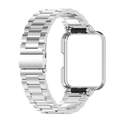 Металлический ремешок с защитным чехлом, совместимый с Xiaomi Redmi Watch2 Lite международной версии