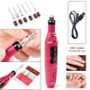 1 шт./лот USB электрический съемник для ногтей педикюрный аппарат для милого розового цвета износостойкий инструмент
