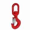 Поворотный крюк 5.3T с высокой грузоподъемностью, поворотный подъемный крюк из легированной стали для подъема крана