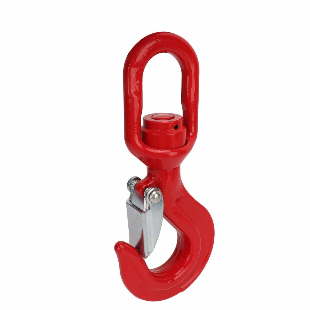 Поворотный крюк 5.3T с высокой грузоподъемностью, поворотный подъемный крюк из легированной стали для подъема крана