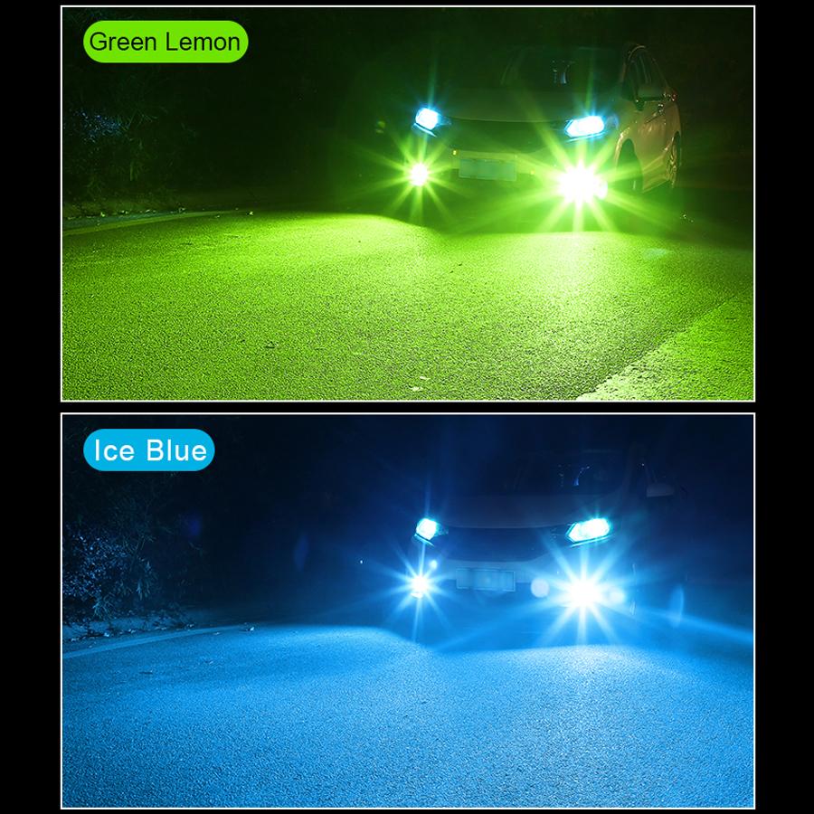 2 шт. 880 3030 чипов, 24 светодиода, несколько цветов, супер яркие автомобильные противотуманные фары, лампы для автомобилей, грузовиков, противотуманные фары, дневные ходовые огни DRL