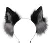 Handmade Wolf Ear Headband Kitten Girls Cosplay Accessories Beast Ears Fursuit Masquerade Halloween Cosplay Party