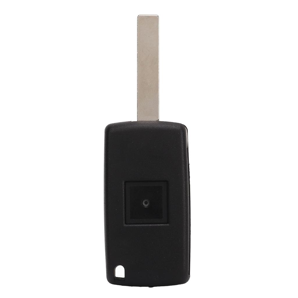 Flip Key Fob Case, 2 Buttons Black Easy To Carry, Peugeot 107 207 307