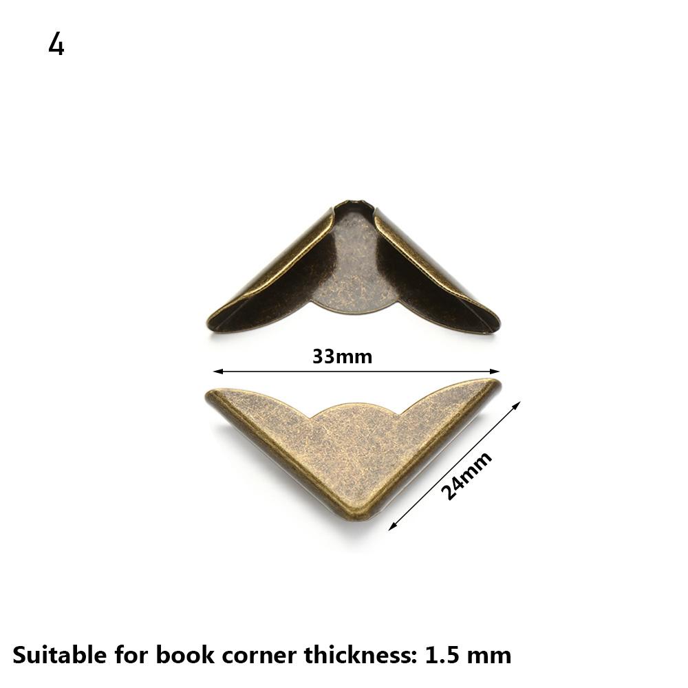 Поделки Украшение книг Меню Защитные уголки для книг Аксессуары для скрапбукинга Металлические уголки Фотоальбомы