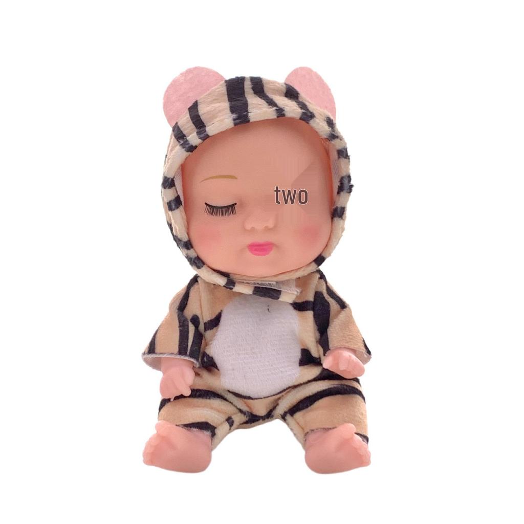 5-дюймовая спящая кукла-младенец в костюме животного - 13 см BJD Reborn Simulation Doll