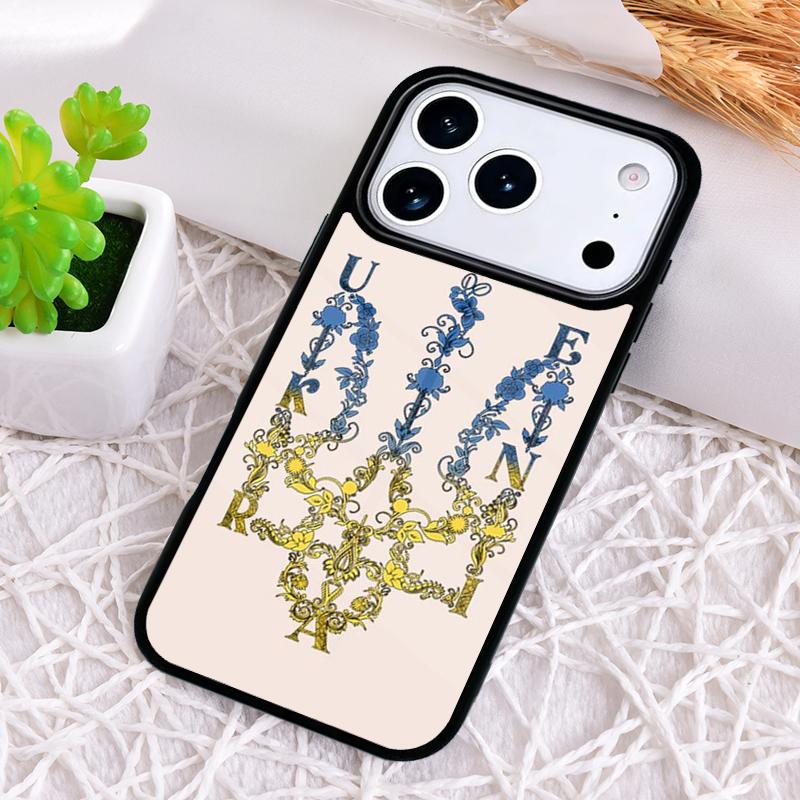 Мягкий ударопрочный чехол для телефона с флагом Украины для iPhone 17 Air 16e 15 11 12 14 13 Pro Max Чехол Coque