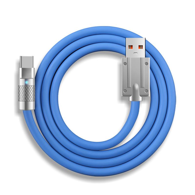 Usb C Auto Cable 120W Type C Charger Usb Charging Cable Fast Charge Fast Charging Type C Charger Cable For Mobile Phone Car