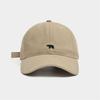 Outdoor Fashionable Unisex Retro Polar Bear Embroidered Baseball Cap New style Versatile Big Head Circumference Duckbill cap