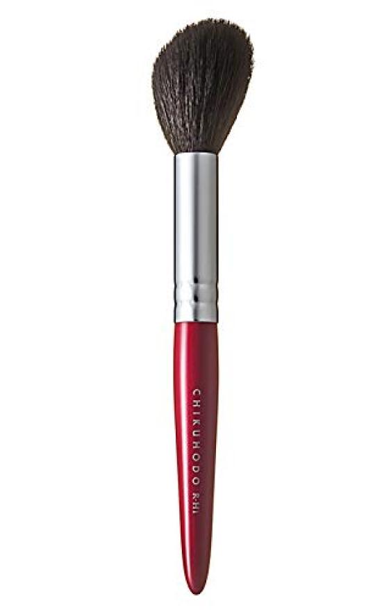 Kumano Brush Chikuhodo Authentic Brush Goat Hair Makeup Brush Powder/Face RR-H1, (Soukouho) - Hiroshima,