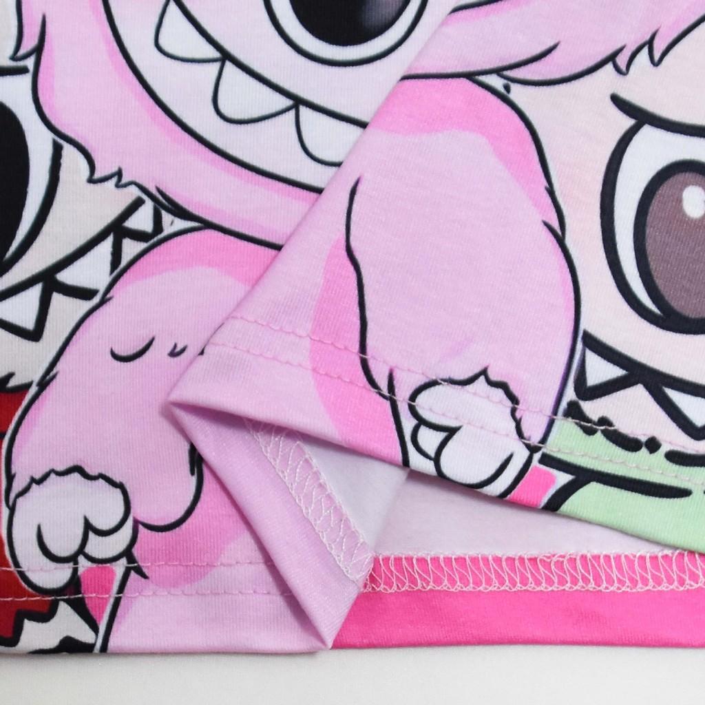 Детский комплект одежды для мальчиков и девочек с рисунком из аниме-мультфильма «Эльф-монстр», повседневная футболка с длинными рукавами и штаны