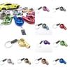 Zinc Zinc Alloy Turbo Key Chain with Sound INS Key Buckle Creative Car Whistle Sound Keyring  Men