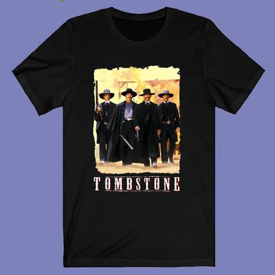 Футболка мужская черная Tombstone Movie Huckleberry S-4XL Унисекс