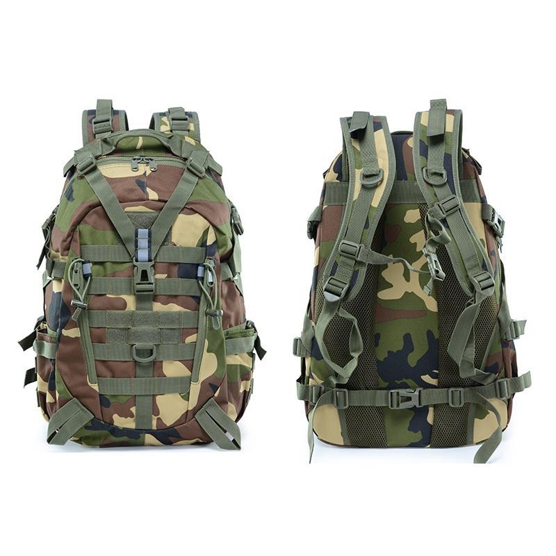 40л рюкзак для кемпинга, военная сумка, мужские дорожные сумки, тактический армейский рюкзак Molle, альпинистский рюкзак, походный уличный мешок для спорта
