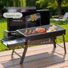 Портативный складной уличный BBQ-гриль и набор инструментов для кемпинга и вечеринок