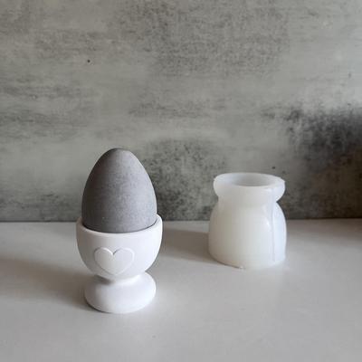 Мультяшная подставка для яиц Силиконовая форма для литья Сделай сам Подставка для пасхальных яиц Домашний декор для стола