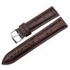 Элегантный ремешок для часов из черно-коричневой кожи: Варианты бамбукового ПУ 12/14/16/18/20 мм