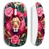 Wireless Mouse - Maniacase - Lion Head - Floral Design - Optical - USB