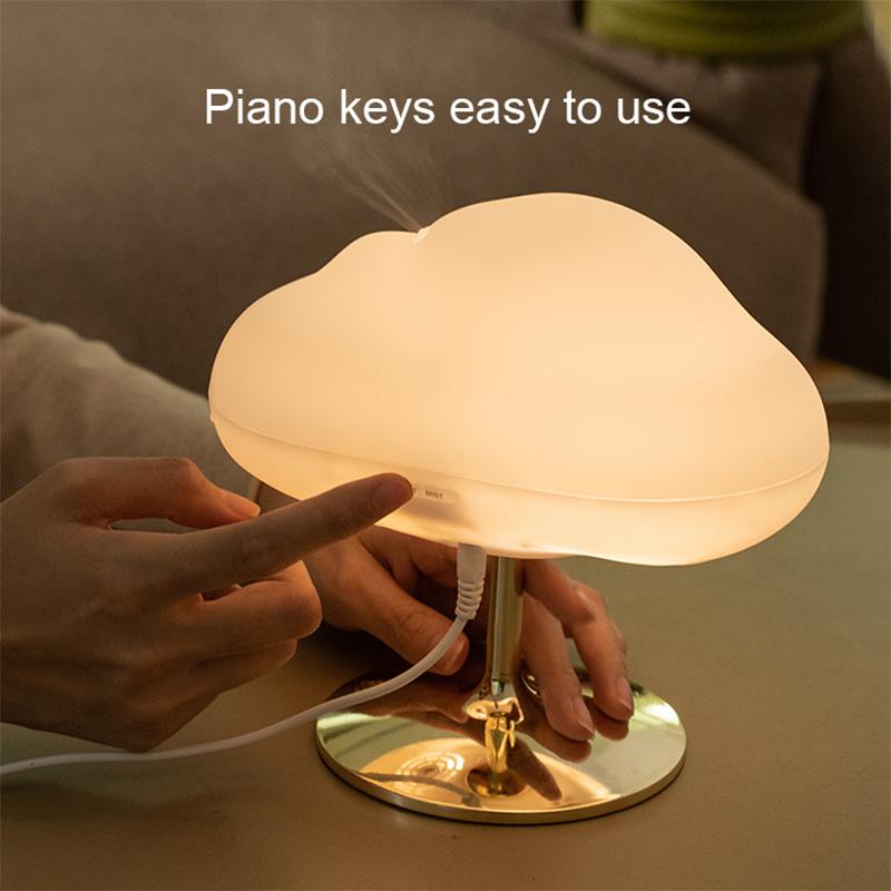 Увлажнитель воздуха Kinscoter Cloud, ароматерапия, диффузор эфирных масел, теплые цвета, ночной режим