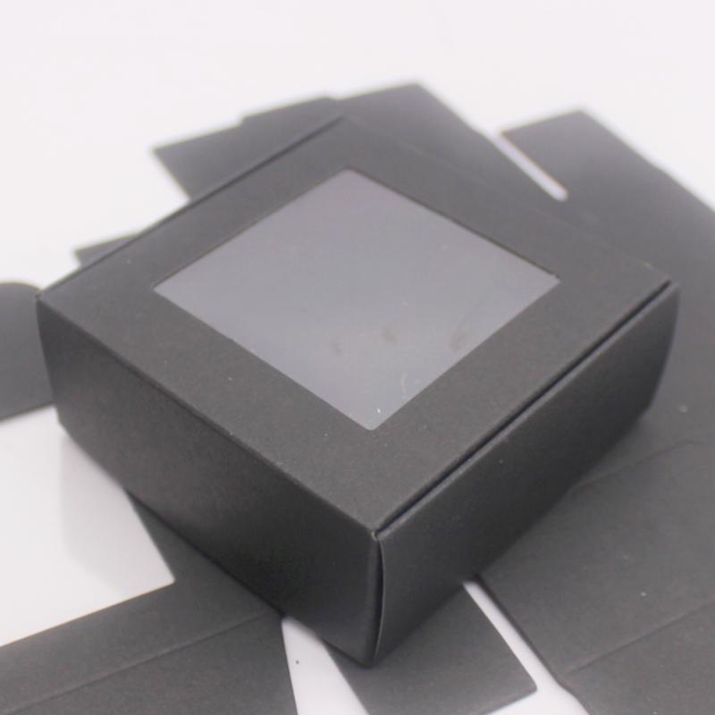 10 шт. 7,5x7,5x3 см Картонные подарочные коробки Крафт Бумага DIY Ручная Упаковка Для Рождественских Конфет Торта Подарков