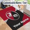 Custom Text Printed Rug SC Freiburg FC Non Slip Floor Carpet For Home Room Decor