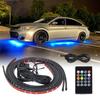 Car Charssis Flexible LED Strip Light LED Underbody Remote /APP Control RGB Neon Lights Ambient Atmosphere Auto Decorative Lamp