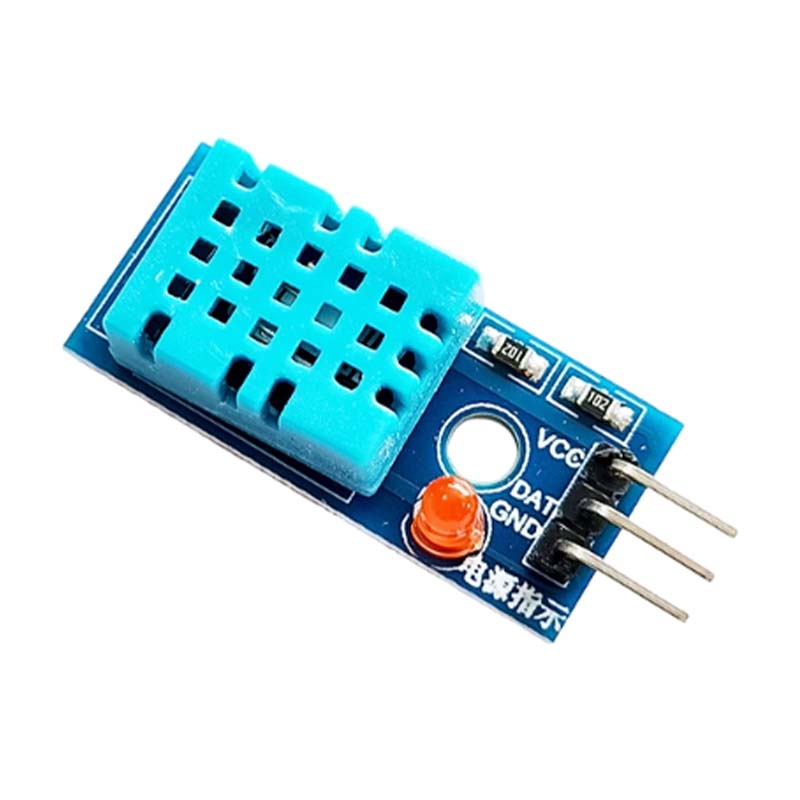 5PCS DHT11 Temperature And Relative Humidity Sensor Module DC 3.3V-5V Digital Signal Output With Cable For Diy Kit DHT-11