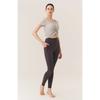 Huit Short Sleeve Tee Front Shiring Halter Neck Htwts5k05t