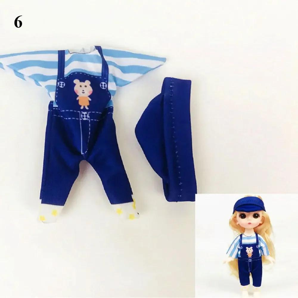 16cm Bjd Doll Clothes Suit High-end Dress Up Can Dress Up Fashion Doll Clothes Skirt Suit Best Gifts for Children DIY Girls Toys
