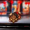 MDLUFY Daruma Car Pendant Car Pendant Hanging Decoration Daruma Necklace Pendant Car Amulet Car
