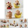 Capybara Stress Toy Pvc Material With Portable Desktop Ornament For Relaxation And Gift