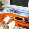Bear And Blue Critter Adventure Office Rug Chair Mat, Game Carpet, Suitable for Front Door, Bedroom, Living Room, Desk, Holiday Gift