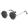 Vintage Metal Frame Small Round Sunglasses Uv400 Protection Driving Sun Glasses Punk Shades For Women & Men