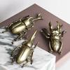 Solid Brass Beetle Ornament Creative Fairy Copper Insect Tea Pet Handcrafted Table Gift
