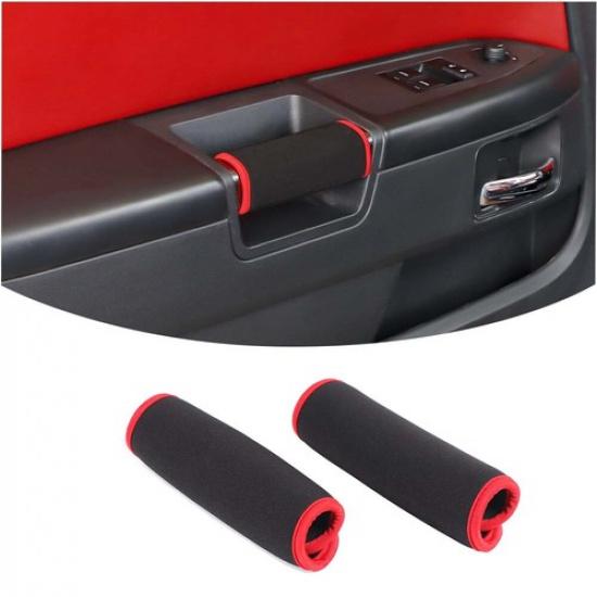 For 2009-2014 Dodge Challenger Door Handle Grab Cover Door Knob Cushion Pad Mat