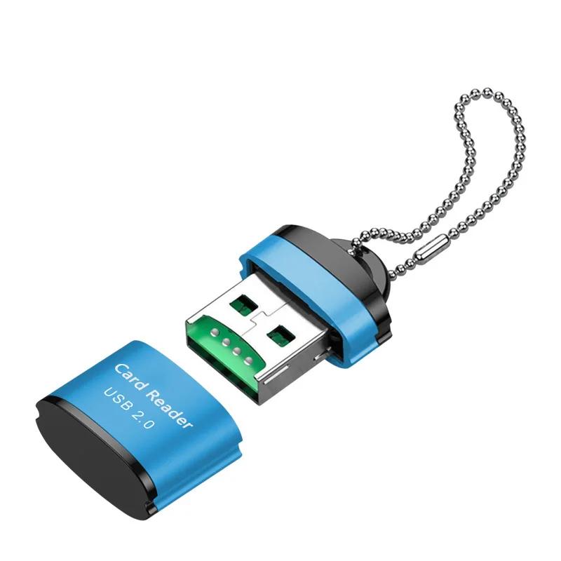 Для USB-кардридера USB 2.0 Мини-кардридер для карт памяти мобильного телефона Высокоскоростной USB-адаптер для аксессуаров ноутбука