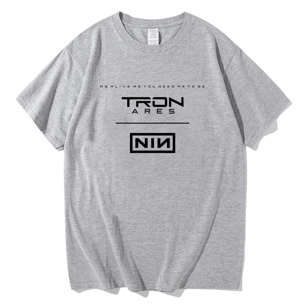Nine Inch Nails As Alive As You Need Me To Be Graphic T Shirts Rock Band Men's Summer Casual Sports Comfortable Loose Tee Unisex