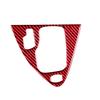 For BMW 6Series E63 E64 2004-2007 Red Carbon Fiber Auto Gear Shift Cover Trim