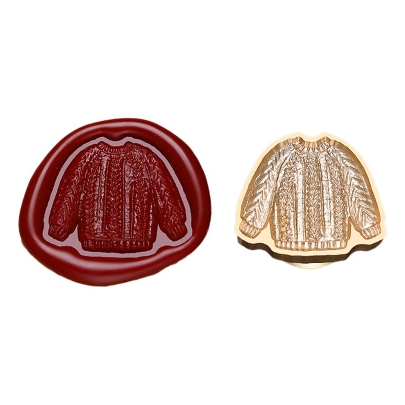 Vintage Stamp Head for Seal Letter Envelope Wedding Invitations Christmas Card Decoration, Christmas Embossed Seal Stamp