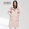 Women's Mid-Length Fox Fur Collar Down Jacket