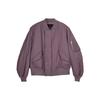 Y-3 Solid Color Stand Collar Zip Long Sleeve Jacket Unisex Jacket Light-Purple IP7934