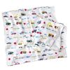 Hiorie Bath Print Gauze Set of Car and Senshu Towels (Hiorie) Japanese-Made Towels, Boys' Towels, 2,